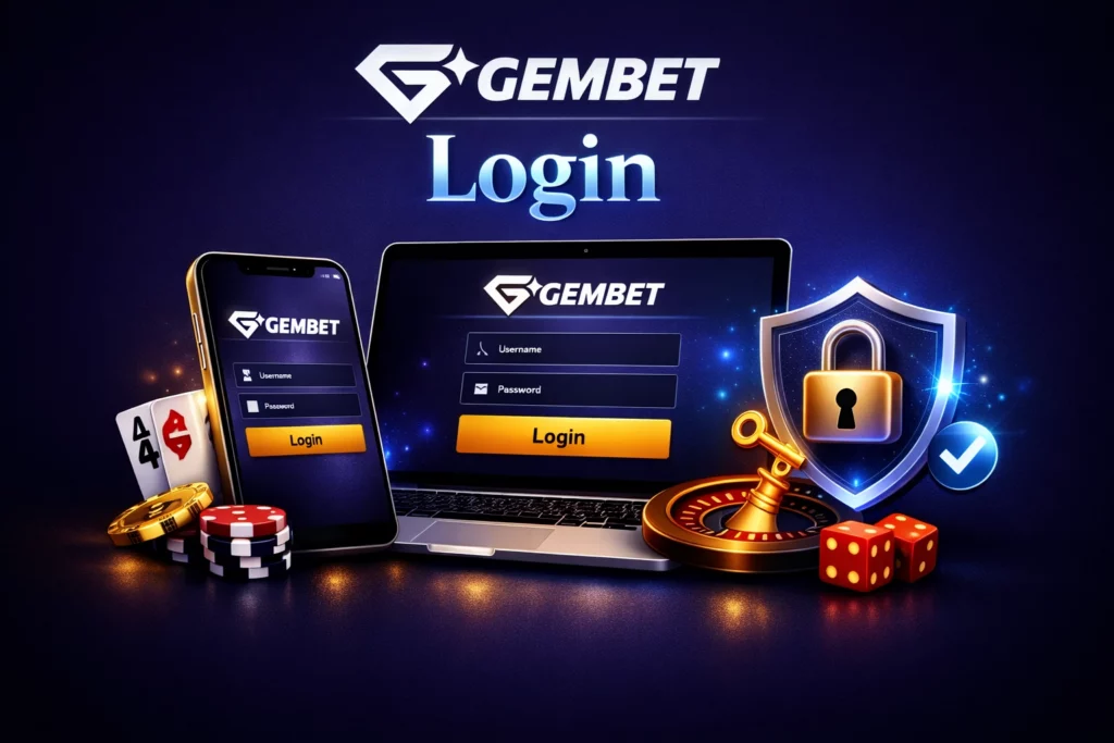 Gembet login steps