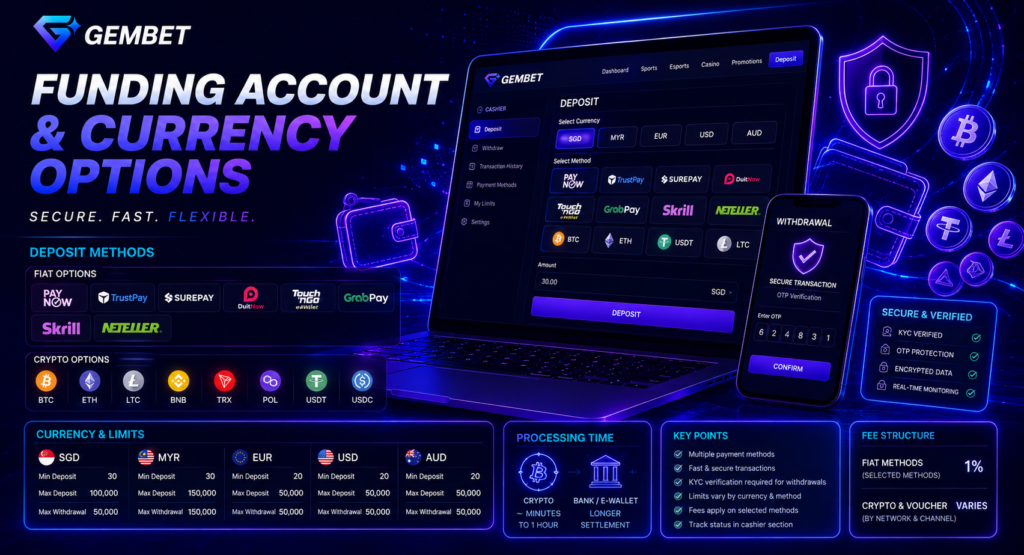 Gembet Esports Funding account