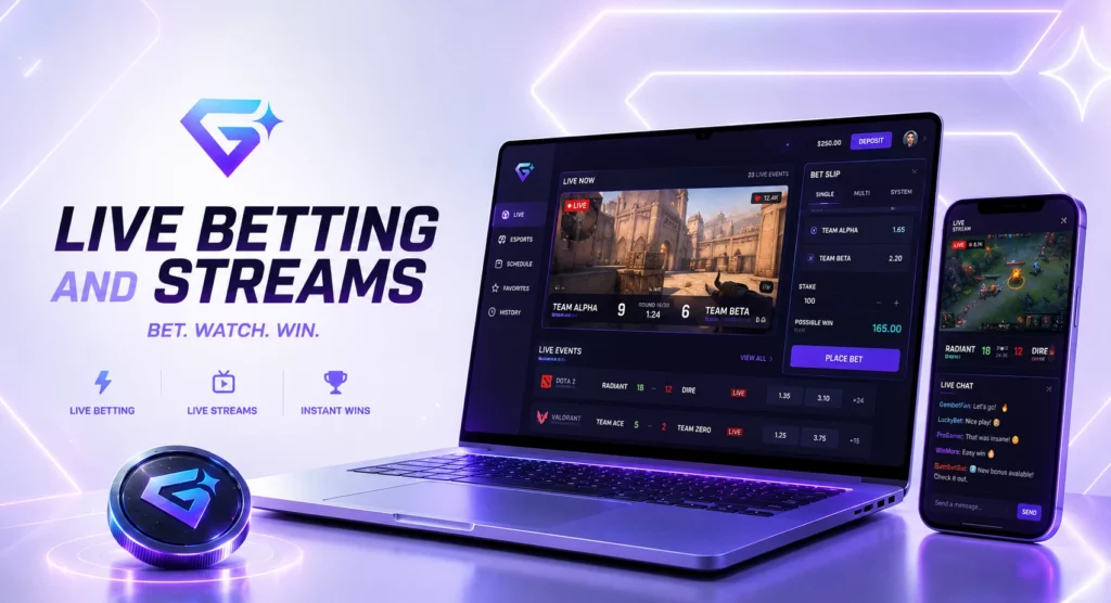 Gembet live betting and streams