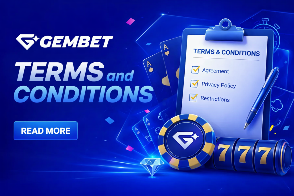 Gembet terms and conditions